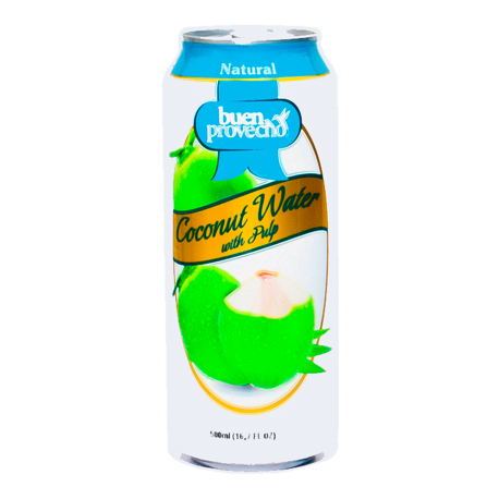 Buen Provecho Canned Coconut Water with Pulp 16.7oz