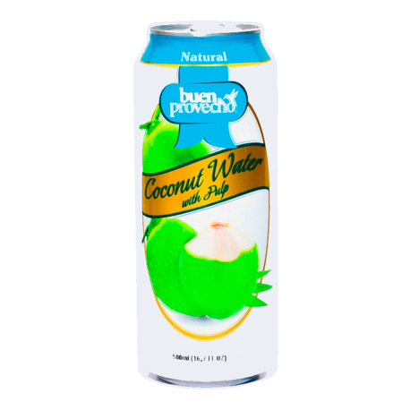 Buen Provecho Canned Coconut Water with Pulp 16.7oz - SANI-LLC