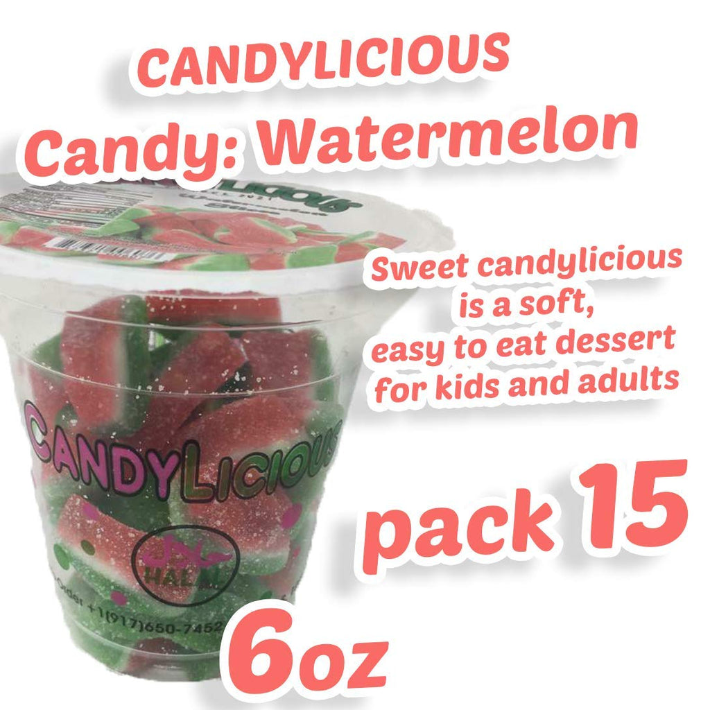 Cup Candy: Watermelon flavor, 6oz - SANI-LLC