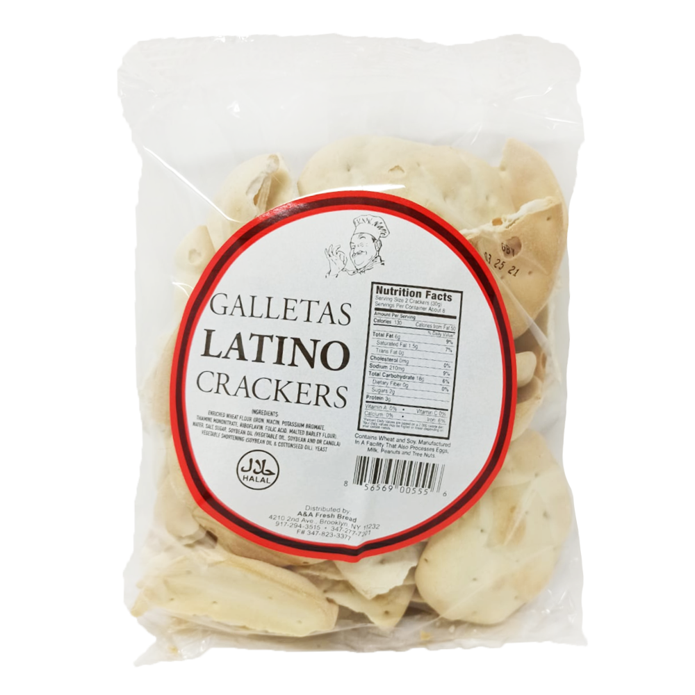 Galletas Latino Crackers Low Carb Round Crackers 258g Bag - SANI-LLC