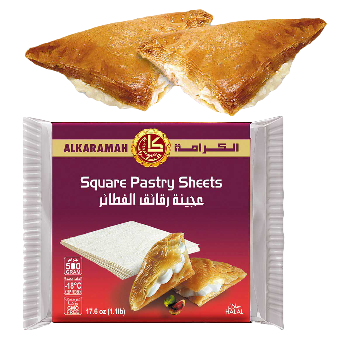 ALKARAMAH SQUARE PASTRY SHEETS (500g) - SANI-LLC