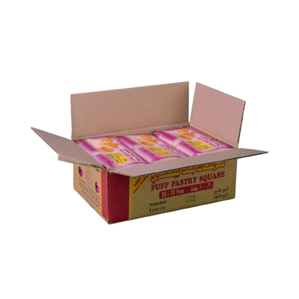 ALKARAMAH 30 PUFF PASTRY SQUARES (10 FREE) 1kg - SANI-LLC