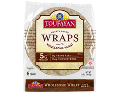 Toufayan Wraps ÃƒÂ¢Ã¢â€šÂ¬Ã¢â‚¬Å“ Wholesome Wheat 6 COUNT | NET WT. 11 OZ. (312g) - SANI-LLC