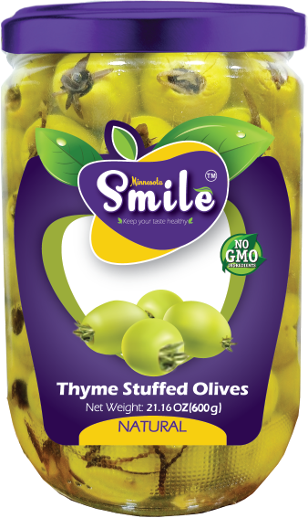 Stuffed Olives Thym | 600g - 21.16 Oz - SANI-LLC